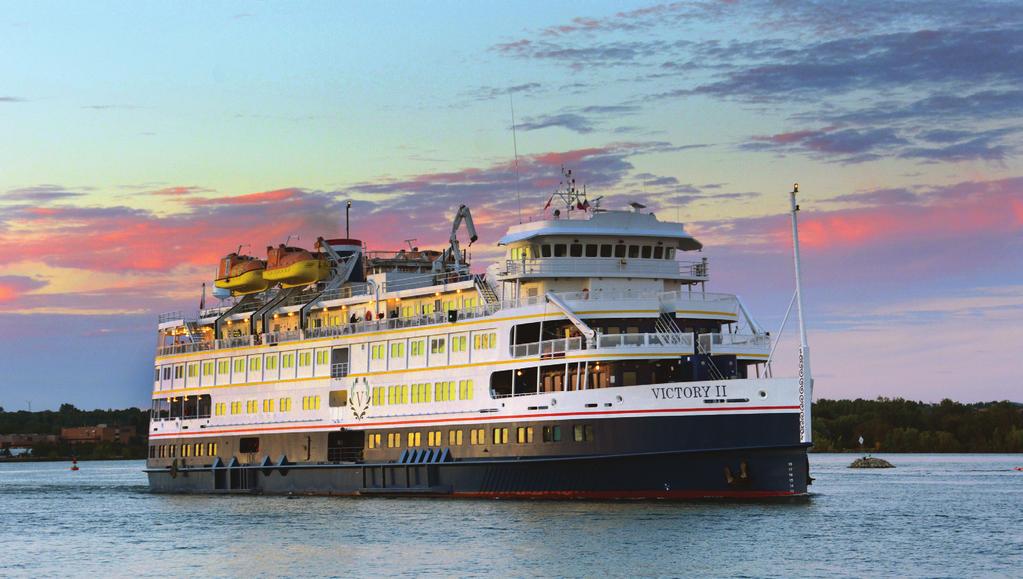 Introducing The Victory Experience TM The only all-inclusive coastal cruising experience on the Great s.