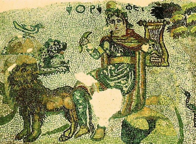 Fragment nga mozaiku i dyshemesë, periudha romake, lokaliteti arkeologjik Vindenis, Komuna e Podujevës (foto : MKRS) Veprimi i Përbashkët i Podujevës dhe Fushë Kosovës për lokacionet arkeologjike