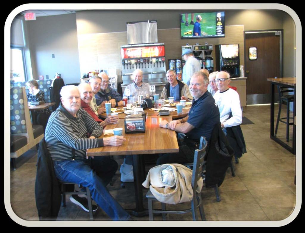 Breakfast get together every Tuesday Morning @ Hyvee, 10808 Fort St, Omaha The many regulars include Dick B (thanks for the photo), Bud, Bob Z, Kevin, Bob R Important Information Our November General