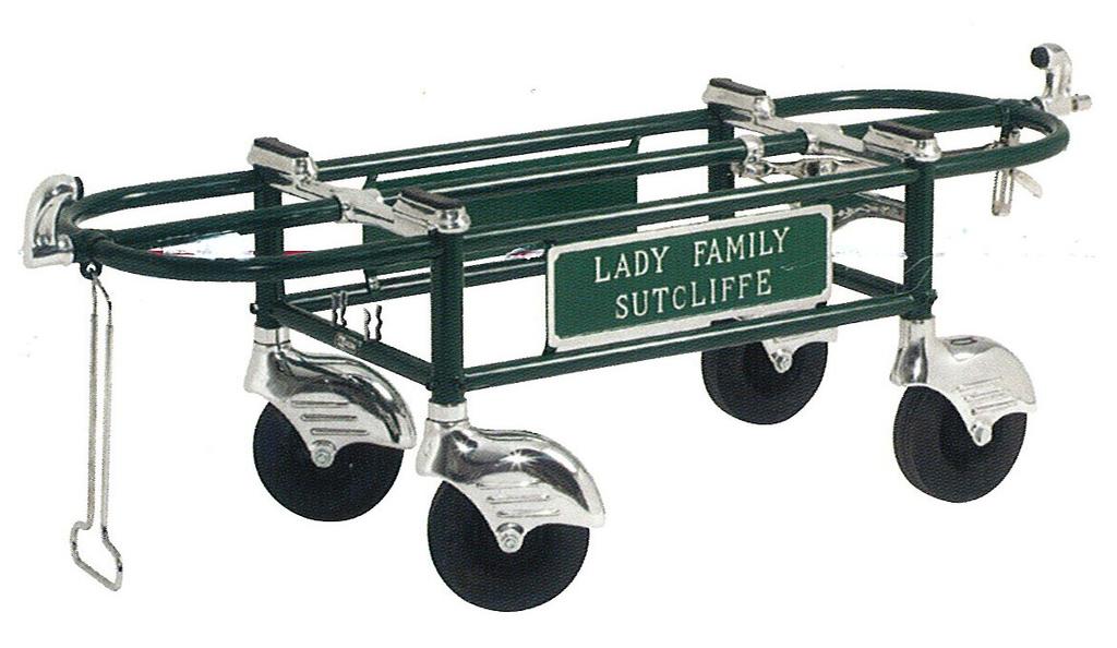 Size: 25" H x 25"W x 72" L Standard or pneumatic wheels available Weight: 128 lbs.