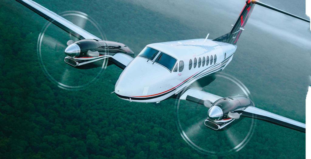 YOUR BUSINESS HEAVY LIFTER The Beechcraft King Air 350i surpasses its