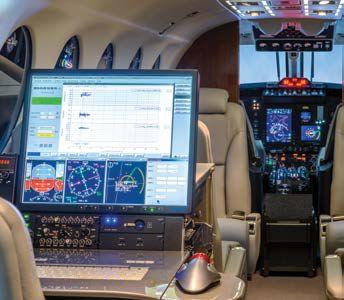 THE CABIN CONFORMS TO THE MISSION The large King Air 350 cabin can easily be configured to