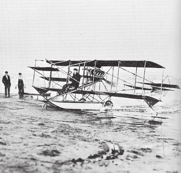 2 The day after Curtiss and Ellyson reached San Diego from San Francisco, Spuds wrote to Chambers, Today we commenced putting the hydroplanes and floats on the machine and inside of four days Mr.