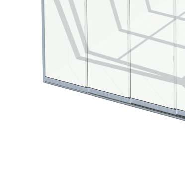 CENTRE-OPENING type front wall For glass roofs and
