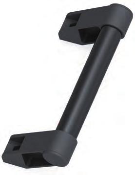 387 COER HANDLE Plastic-coated steel tube Centre supports should be used for