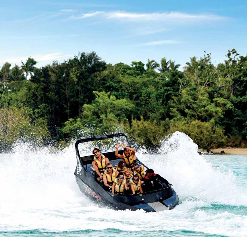 FROM per SON QUAD SHARE See page 5 for details $799 JETBOATING, ISLE OF PINES So much to share TRIPLE THE THRILL SALE BOOK NOW AND