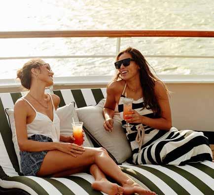 Past guests enjoy UP TO $600 ONBOARD CRDIT # FR SOFT DRINK PACKAG Plus FR WIN VOUCHR Onboard Credit and Wine Voucher is per room. Offers apply for the duration of The Big Splash Sale campaign only.