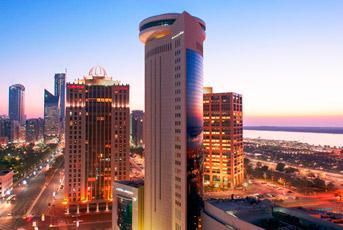 HILTON HOTEL ABU DHABI Room Type: Standard Room 1 King or 2 Twin Beds Room Rate (Single) incl. Breakfast & Wi-Fi: AED 912.00 / USD 253.33 Room Rate (Double) incl. Breakfast & Wi-Fi: AED 962.