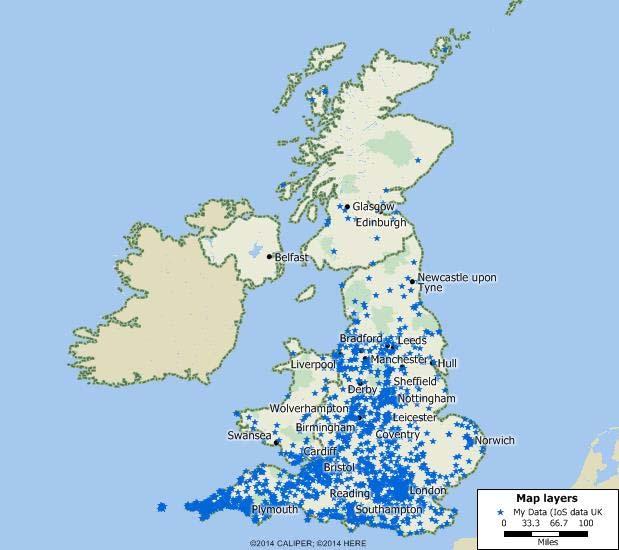96% of visitors were UK residents. Approximately 10% lived within the TR (Truro) postal code area and 7% within the PL (Plymouth) postal code area.