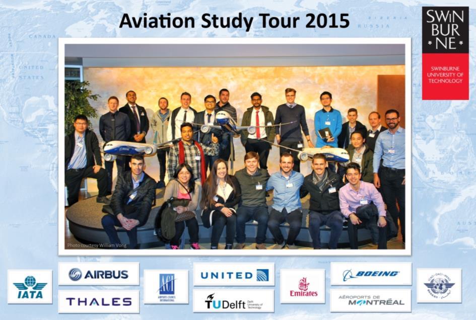 Aviation Study Tour Biennial ~4 week visit of