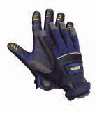 PROFESSIONAL WORK GLOVES GENERAL CONSTRUCTION GLOVES The construction gloves feature two layers of synthetic suede on the palm, thumb and fingers for comfort and extended wear.