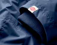 Over-the-head winter jacket made from a durable and water resistant PU coated ripstop fabric.