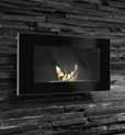 Wall-mounted fireplaces that can easily