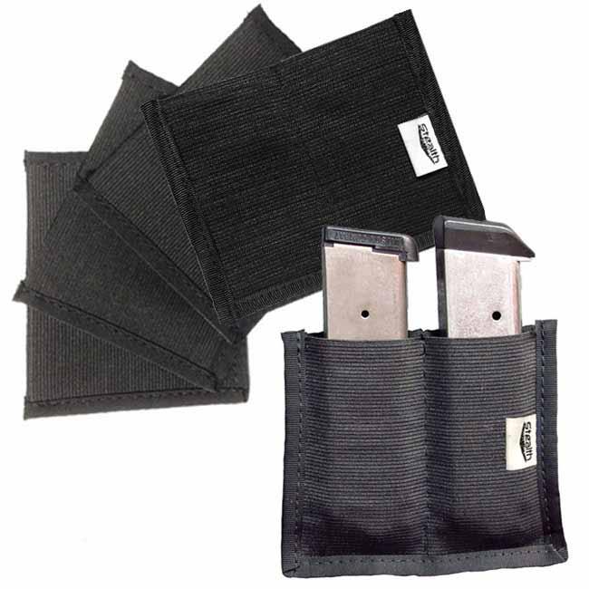 Two Magazines Double Padding and Double Stitching Spandex Front Stretches to Fit Most Clips 4 L x 5 W