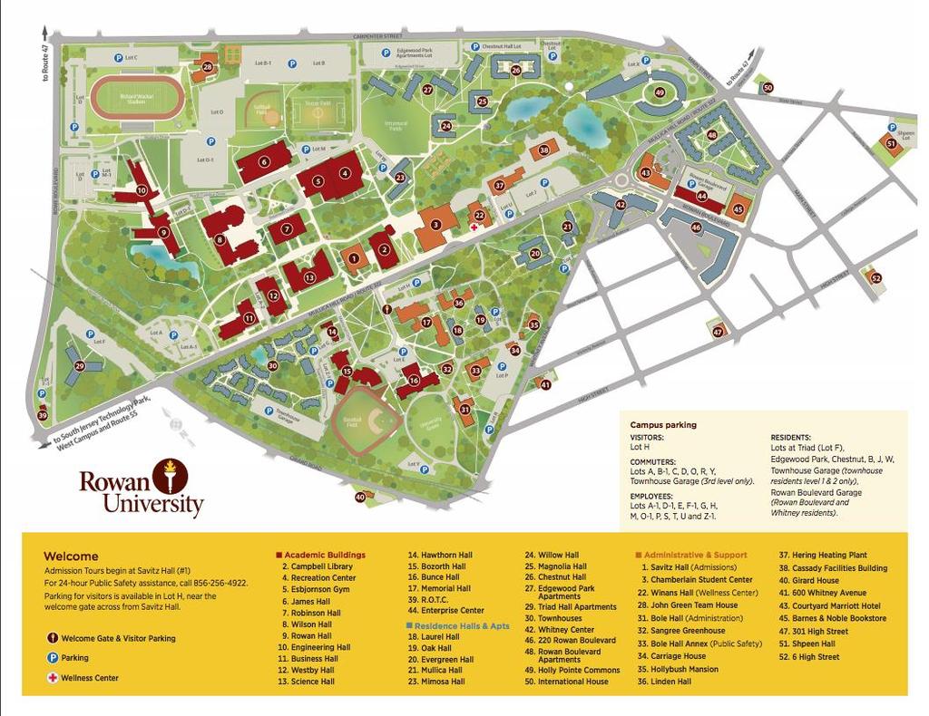 21 Maps Rowan University