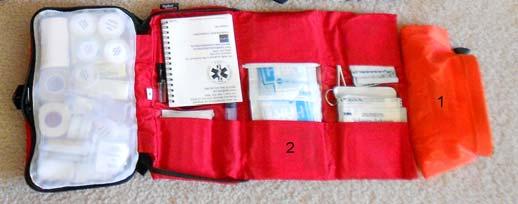 1 Waterproof pouch for first aid