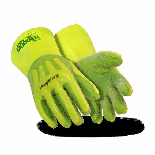 All Mudder series gloves feature a liquid-resistant coating, back-of-hand impact protection, excellent abrasion resistance and a solid grip.