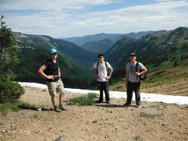 Josh, Daniel and Eric decided to do a side hike to the North and find a higher viewpoint.