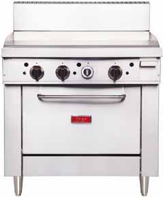 Freestanding Oven Ranges with Griddles Heavy duty gas oven ranges made from robust stainless steel.