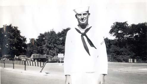 He then served in Great Lakes for about a month and a half as a mess cook in Galley 5. Meemken was then transferred to the Pacific Fleet and sent overseas to Japan on a troop ship.