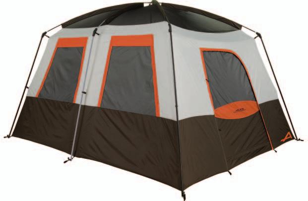 camp creek two-room + Free Standing Design with Fiberglass Poles and Steel Uprights For Extra Strength + Easy Set Up with Unique Hub Design and Pole Clips That Quickly Snap Over The Tent Poles +