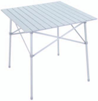Camp Table + Fold-up Top with Side Supports + Folding Aluminum Frame + 4 x 6 x 32 Carry Bag guide table + Adjustable Table