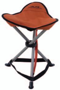 tri-leg stool BEST SELLERS LIST + Rust 600D Polyester Fabric + Powder Coated Steel Frame + Extra Center Support and Webbing for Great Strength