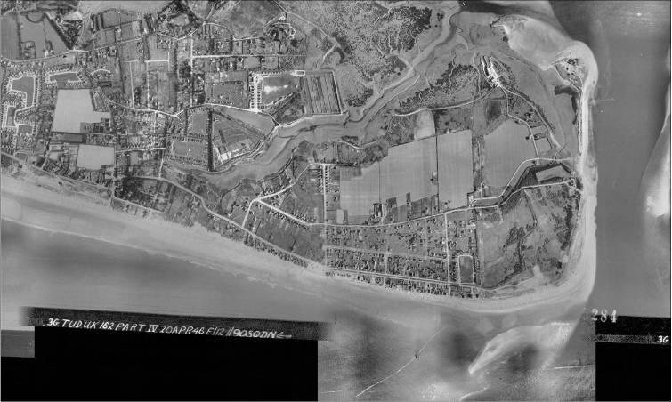 THE PROBLEM 1946 Aerial photograph 1946 Mosaic created by the Channel