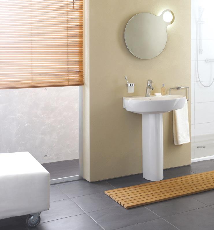 Sunrise The Sunrise series offers designers flexible solutions when creating designs for bathrooms with limited