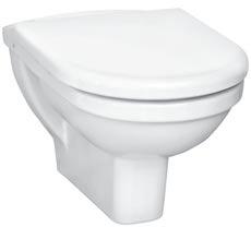 Form 300 Wall-hung WC pan Code: 5247 Weight (kg): 24.
