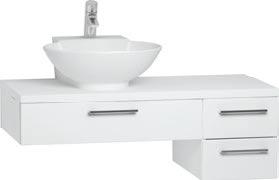Ino Washbasin unit, 100 cm Code: 53011 Dimensions WxDxH (cm): 100x51x35 Compatible items: Including 6165B003-0001 washbasin Material: Thermoform Color: White high gloss White high