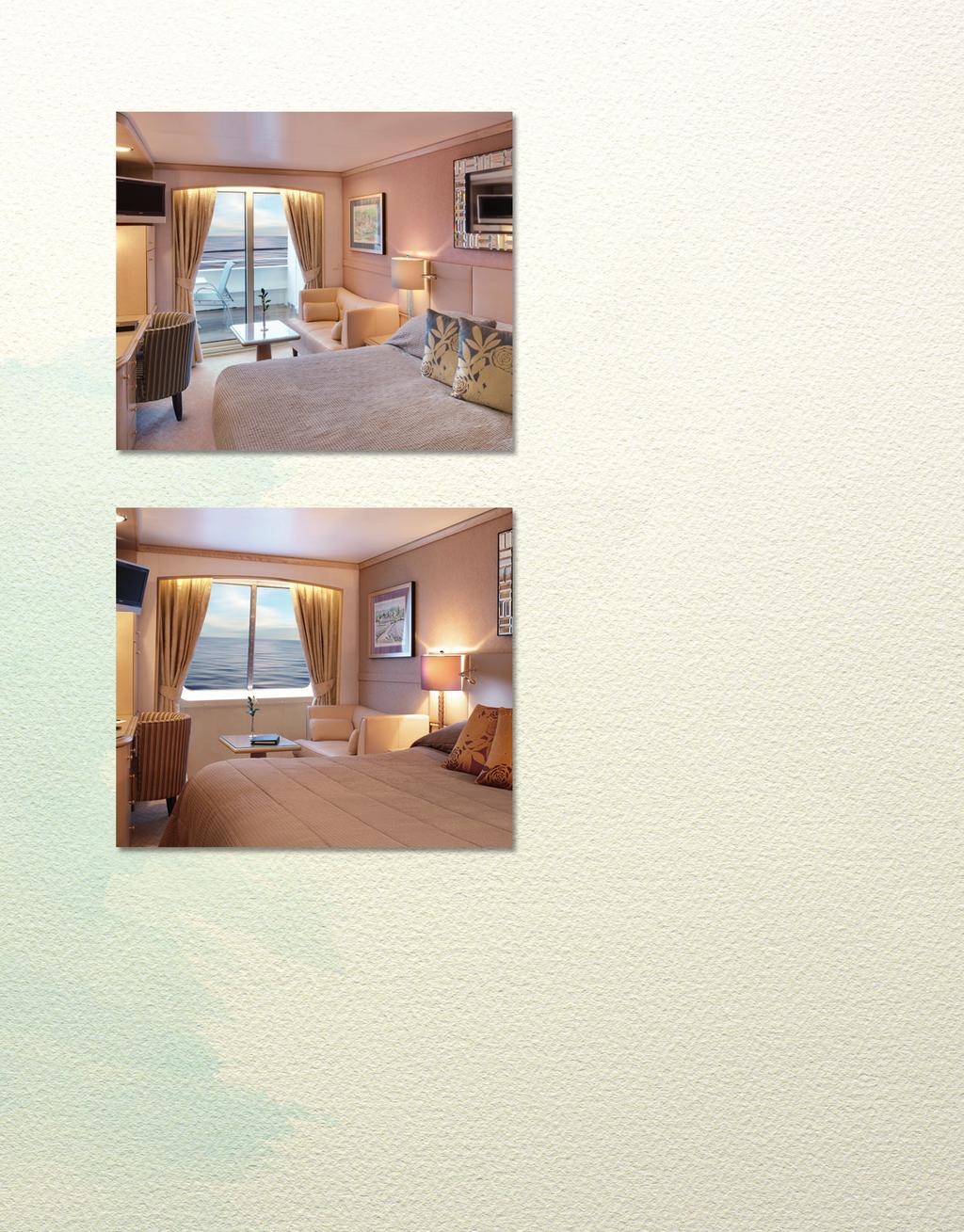CRYSTA SYMPHONY: STATEROOMS A B DEUXE STATEROOM WITH VERANDAH 246 sq. ft.