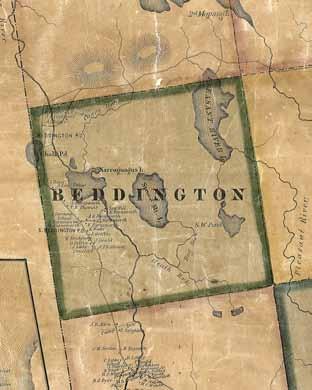 BEDDINGTON 12 Topographical Map of the County of Washington,