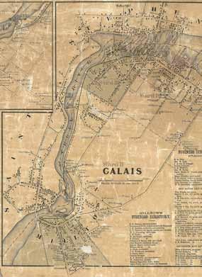 Calais Village 14 Topographical Map of the County of Washington,
