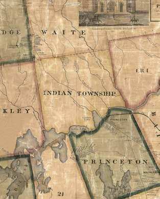 INDIAN TOWNSHIP 40 Topographical Map of the County of Washington,