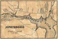 Jonesboro Village 42 Topographical Map of the County of Washington,