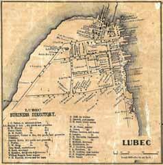 Lubec Village 46 Topographical Map of the County of Washington,