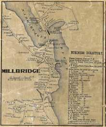 Millbridge Village Topographical Map of the County of Washington,