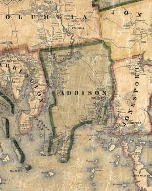 ADDISON 6 Topographical Map of the County of Washington, Maine