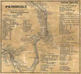 Pembroke Village 60 Topographical Map of the County of Washington,