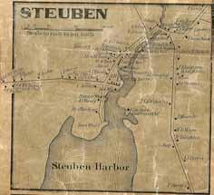 Steuben Village 68 Topographical Map of the County of Washington,