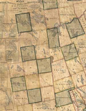 NORTH WASHINGTON Topographical Map of the County of Washington,