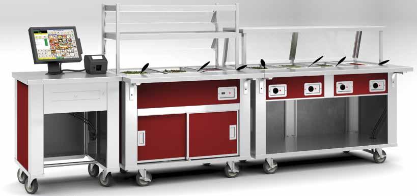 Elite The Elite line of Café/Buffet equipment has many distinct features, including: Stainless Steel Elite s most powerful attribute is its stainless steel