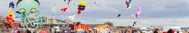 There are giant inflatable kites, bouncy castles, donkey rides, live music, a Teddy parachute drop and much more, including a new interactive