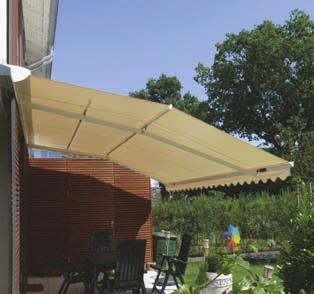 DESIGN Designed and engineered in Germany the, Sunrain Awning offers a great contemporary look and simple functionality to provide ease of use.
