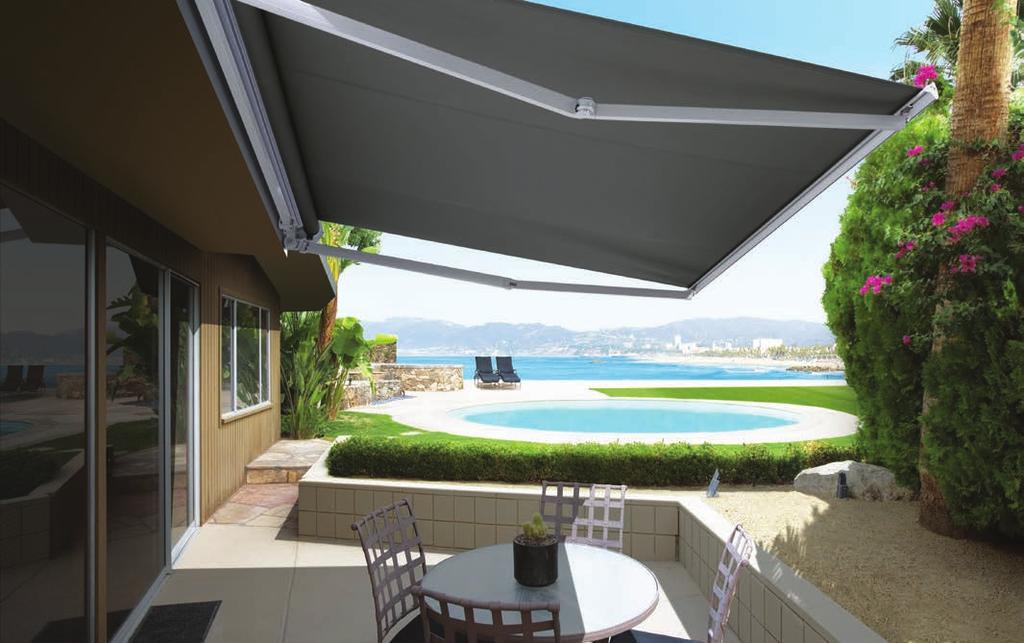 Ventura Awning The Ventura Folding Arm Awning offers the very best in the Open Style awning market.