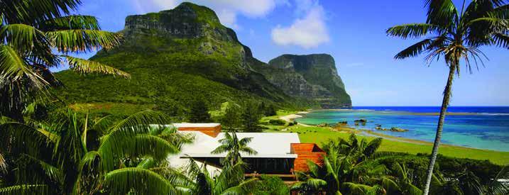 Breakfast, dinner and sundowner drinks are included in the tariff, with only the finest, freshest produce from Lord Howe Island and New South Wales used in the preparation of meals.