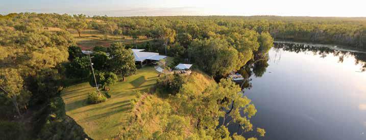 CRYSTALBROOK LODGE See the great Australian outback in style at Crystalbrook Lodge, where fishing beneath big skies and photographing native wildlife are all in a day s work.