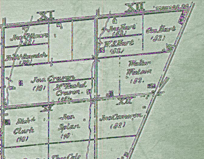Toronto Gore Base Map: Tremaine s Map of the County of Peel (1859) Figure 3: Location of Shiloh Cemetery