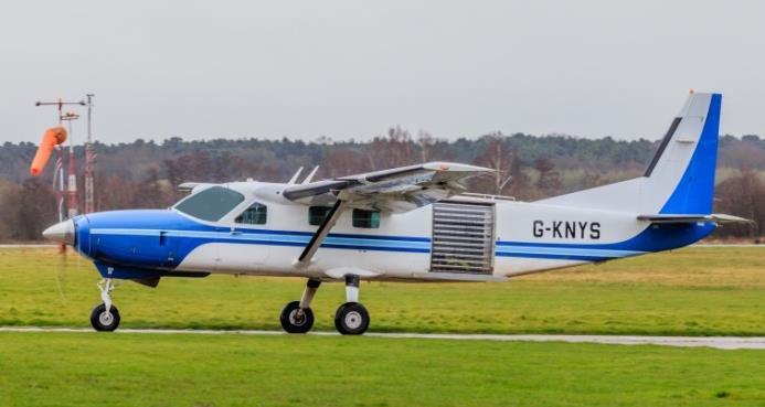 Cessna 208B, G-KNYS Near Clonbullogue, Co. Offaly 13 May 2018 PRELIMINARY REPORT 1. HISTORY OF FLIGHT The Cessna 208B aircraft (Photo No.